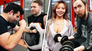 I Invited the BIGGEST Streamers to My Gym [upl. by Vashtee589]