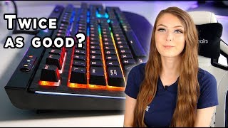 Corsair STRAFE RGB MK2 Keyboard Review  an important upgrade [upl. by Wenda]