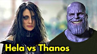 Hela vs Thanos Explained In HINDI  Is Hela More Powerful Than Thanos Explained In HINDI [upl. by Nnylatsirk43]