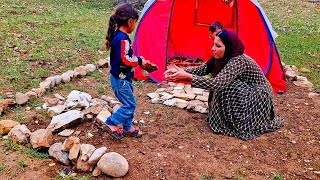 quotA beautiful life in a tent Fatima the heros mother Shahin a nomadic villagequot [upl. by Ahsatan]