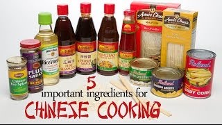 5 important ingredients for Chinese cooking [upl. by Smoot]