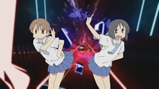 Nichijou OP 2  Beat Saber Custom Song [upl. by Einafats934]