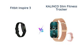 Fitbit Inspire 3 vs KALINCO Slim Tracker Which is Better [upl. by Anaeerb214]