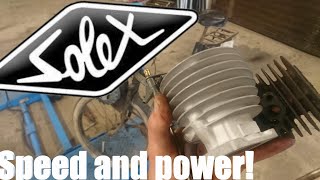 Velo Solex Performance aluminum piston and barrel [upl. by Di432]