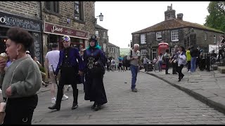 Steam Punk in Haworth at134pm Sunday 5th May 2024 Please subscribe to this channel [upl. by Akcirehs299]