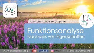 Funktionsanalyse  Nachweis der Eigenschaften  Funktionen und ihre Graphen  Flip the Classroom [upl. by Avahc971]