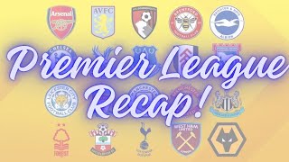 Premier League Recap  Spurs Crumble  Chelsea draw to ten man Forest [upl. by Aihtnic689]