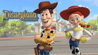 Toy Story Disneyland Adventures Helping Woody Jessie and Stinky Pete [upl. by Keisling]