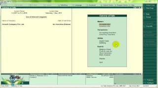 Ledger creation and Journal Entry in Tally Erp9 hindi Part II [upl. by Stormy641]