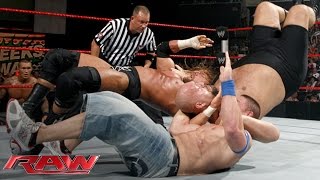 Cena vs Orton vs Triple H vs Big Show — Fatal 4Way WWE Championship Match Raw June 15 2009 [upl. by Nahk363]