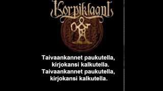 Korpiklaani  Uniaika lyrics [upl. by Olnay]