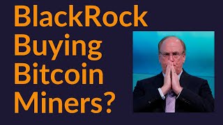 BlackRock Buying All Bitcoin Miners [upl. by Adnima]