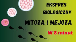 Ekspres biologiczny  Mitoza i Mejoza Biologia rozszerzona do matury [upl. by Piegari]