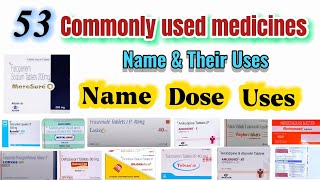 Common Medicines For General Medical Practice  Medicine Name amp Uses  Dosage  Antibiotics [upl. by Louanna]