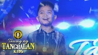 Tawag ng Tanghalan Kids Sidro Quilicol stands victorious [upl. by Ahsiki]