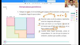 Sesión 3 Tema 6 Polígonos semejantes 1 3º SECUNDARIA LIBRO DE TEXTO [upl. by Rico]