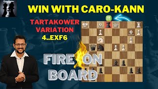 Unveiling the Secrets of CaroKann Tartakower Variation  Fire on Board [upl. by Maitland332]