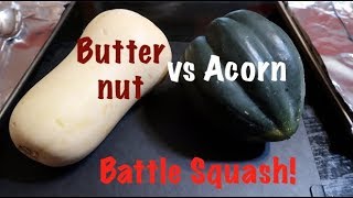 Battle Squash Butternut vs Acorn vegan [upl. by Merri]