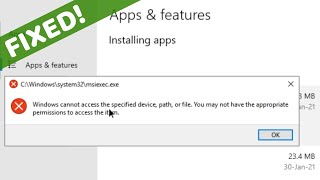 Remove stuck Software from Apps amp features uninstaller  Windows 10 [upl. by Nodlew]