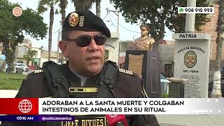 Delincuentes adoraban a la Santa Muerte y hacían rituales [upl. by Ima]