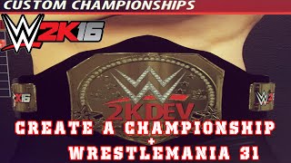 WWE 2K16 News et Rumeurs 36  Aperçu Triple Threat  Create a Championship FRHD [upl. by Pirri793]