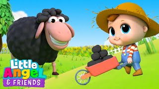 Baa Baa Black Sheep  Classic Nursery Rhyme  Little Angel And Friends Kid Songs [upl. by Lange376]