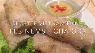 Recette  Les NEMS  CHA GIO  Recette Vietnamienne  HeyLittleJean [upl. by Ellehcyar]