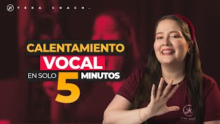 EJERCICIOS DE CALENTAMIENTO VOCAL EN 5 MINUTOS  PREPARA Y LIMPIA TU VOZ ANTES DE CANTAR [upl. by Harpp]