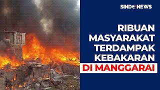 Dengan Cepat Api Hanguskan Ratusan Rumah di Manggarai Jakarta Selatan  Sindo Sore 1308 [upl. by Naasar]