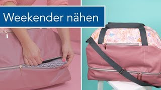 Weekender mit Bodenfach nähen [upl. by Haas]