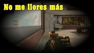 quotNo me llores másquot Precisamente ahora David DeMaría Parodia musical Black Ops 2 [upl. by Ailev]