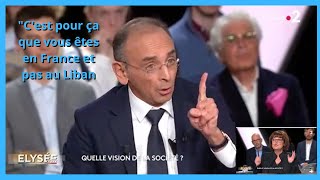 Éric Zemmour évoque les origines de Léa Salamé elle le rabroue [upl. by Sik162]