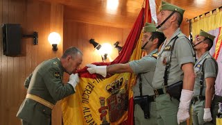 La Legión Ronda Jura de Bandera para personal civil y despedida del SBMY Camuñas [upl. by Japha]