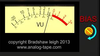 Analog Tape Bias Adjustment [upl. by Kakalina]