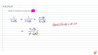 Rationalise the denominator of 12sqrt3 [upl. by Ibmab]