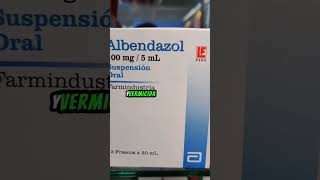 ALBENDAZOL 200 MG TABLETAS PARA QUE SIRVE farmacia salud farmacologia medicina shortvideo [upl. by Oirevas977]