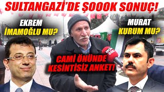 AKPnin Kalesi SULTANGAZİde Şaşkına Çeviren Seçim Anketi İmamoğlu mu Murat Kurum mu [upl. by Barncard419]