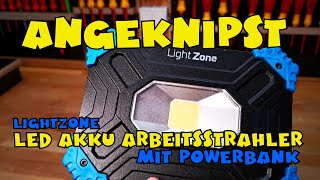 Angeknipst LIGHTZONE AkkuLEDArbeitsstrahler [upl. by Pain]