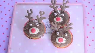 Cupcakes Renos Navideños [upl. by Nirtiac]