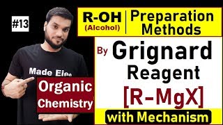 Preparation of ROH By GRIGNARD Reagent RMgX  Alcohol Phenol Ether  12th Organic  JEE NEET [upl. by Nosde]