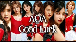 AOA  GOOD LUCK MV namesmembers [upl. by Girardi]