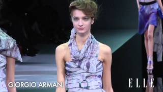 GIORGIO ARMANI SS 2014 collection [upl. by Ahtenak]