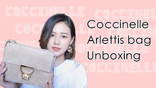 Coccinelle包包开箱包里有什么  Coccinelle Arlettis bag UnboxingWhats in my bag  Olivia [upl. by Nisotawulo]