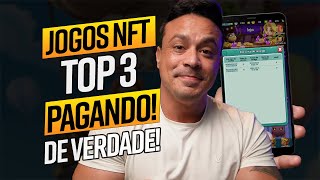 Jogo NFT GRATIS pagando NO PIX em 2024 TOP 3 que estou jogando [upl. by Aicele437]