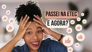 PASSEI NA ETEC E AGORA Matrícula documentos primeiro dia de aula tudo que você precisa saber [upl. by Cheney]