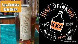 Zaya Cocobana Rum Review Just Drinking Robert amp Roger [upl. by Enened]