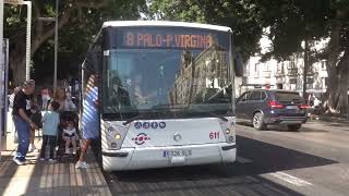 EMT Málaga 611  Irisbus Iveco Citelis Art Hispano Habit  Alameda Principal  Sur [upl. by Seavir]