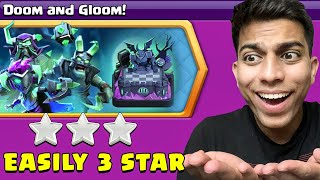 easiest way to 3 star Doom and Gloom Challenge in Clash of Clans [upl. by Kirsti]