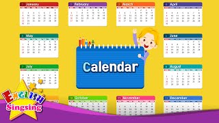 Kids vocabulary  Calendar  Months and Days  Learn English for kids  English educational video [upl. by Wisnicki]