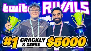 1st Place in Twitch Rivals with Zemie 75000 [upl. by Feigin]